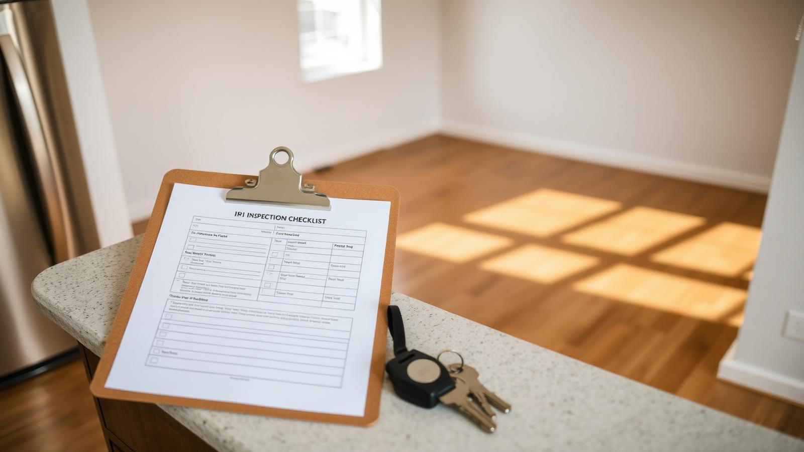 Property manager inspecting a rental unit before a tenant turnover in Toronto.